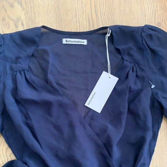 NEW Reformation Murietta Dress Sz Small - Picture 7 of 7